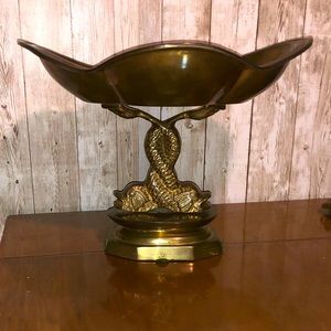 Brass Koi fish bowl